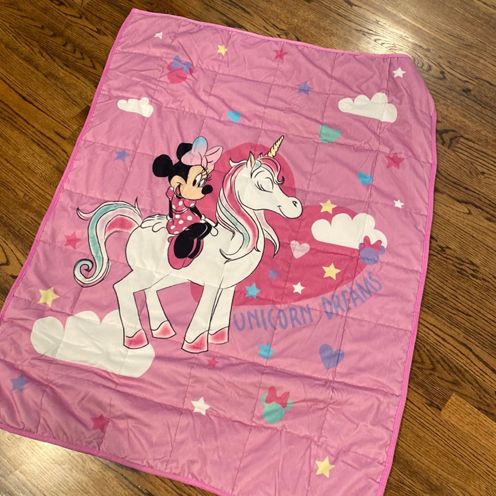 Weighted Mini Mouse Blanket